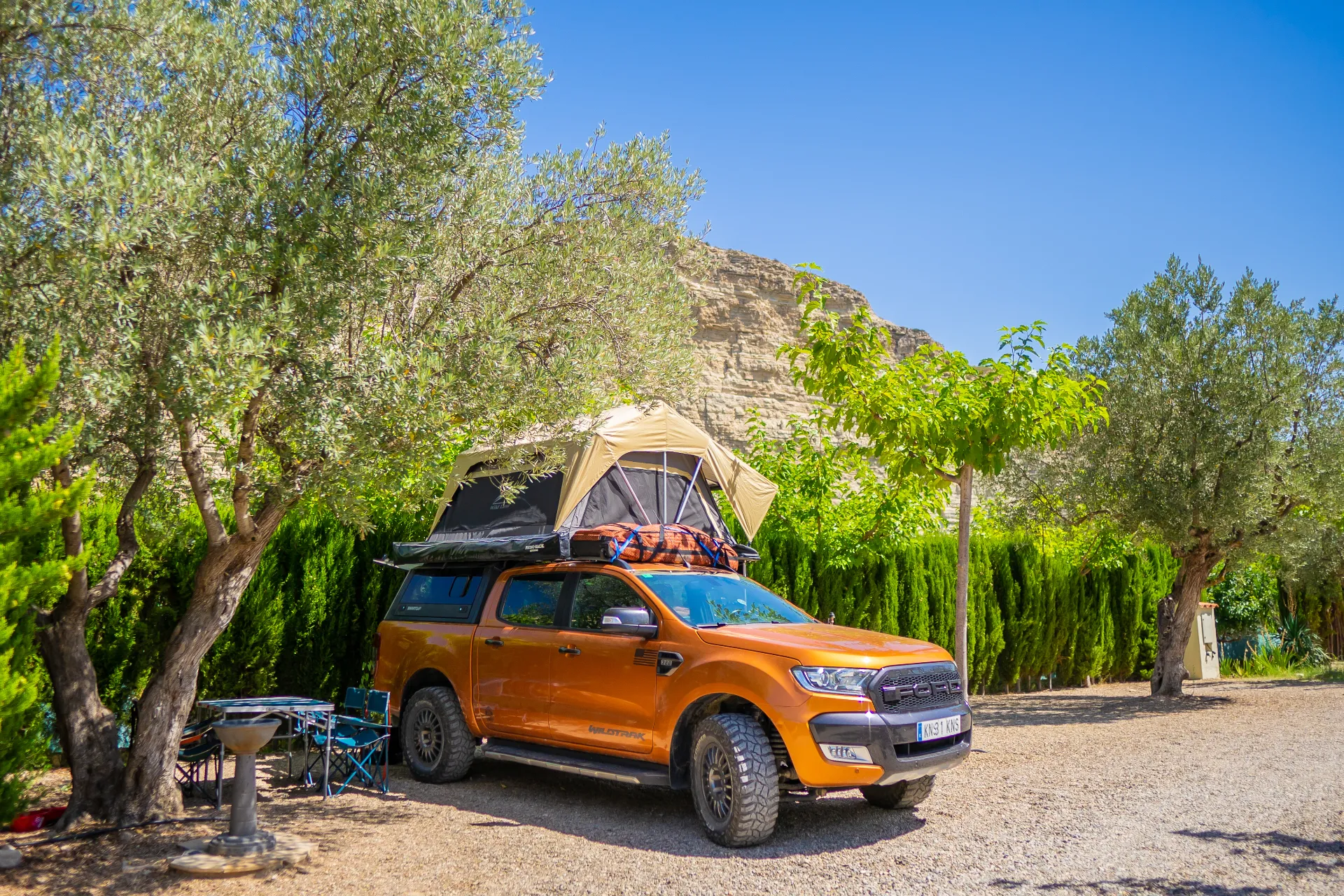 Parcela caravana autocaravana camper rio ebro matarraña port massaluca - 2