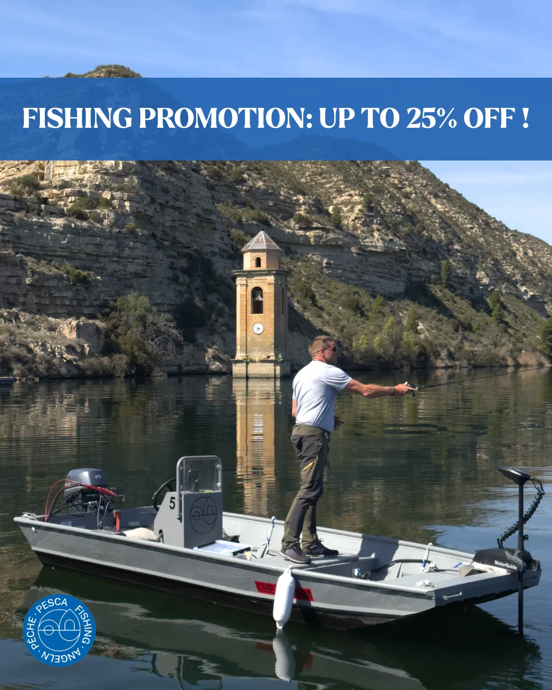 Fishing offer Ebro river Port Massaluca 2025 2026