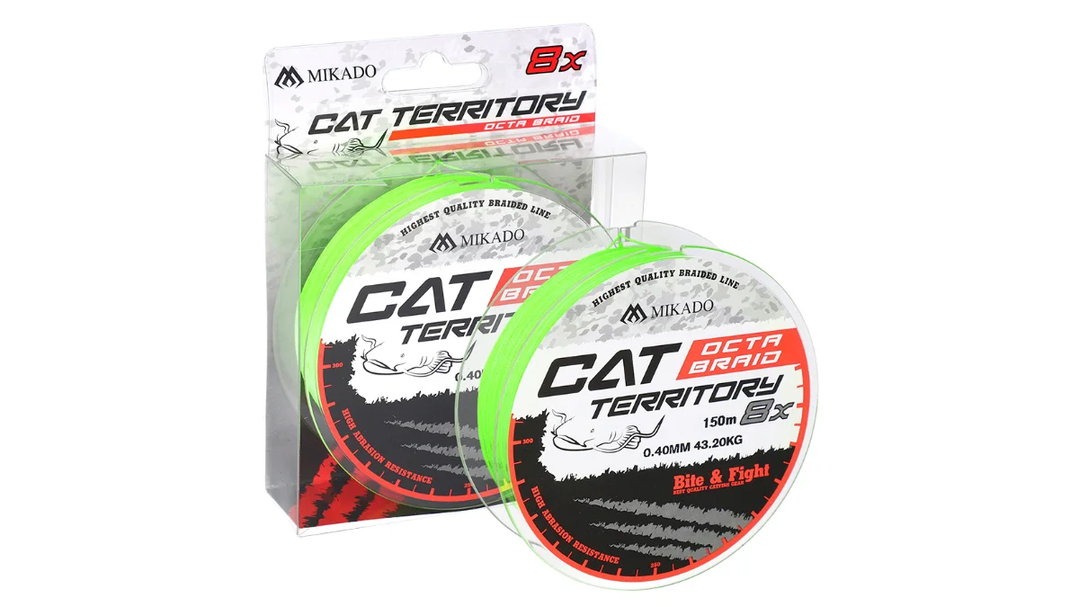 Línea trenzada Mikado Cat Territory para pesca de siluro